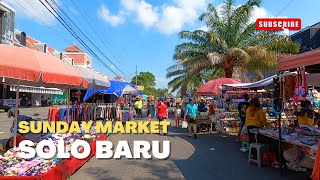 BANYAK KULINER DISINI ‼️ Jalan Jalan di CFD Solo Baru (Sunday Market Solo Baru)