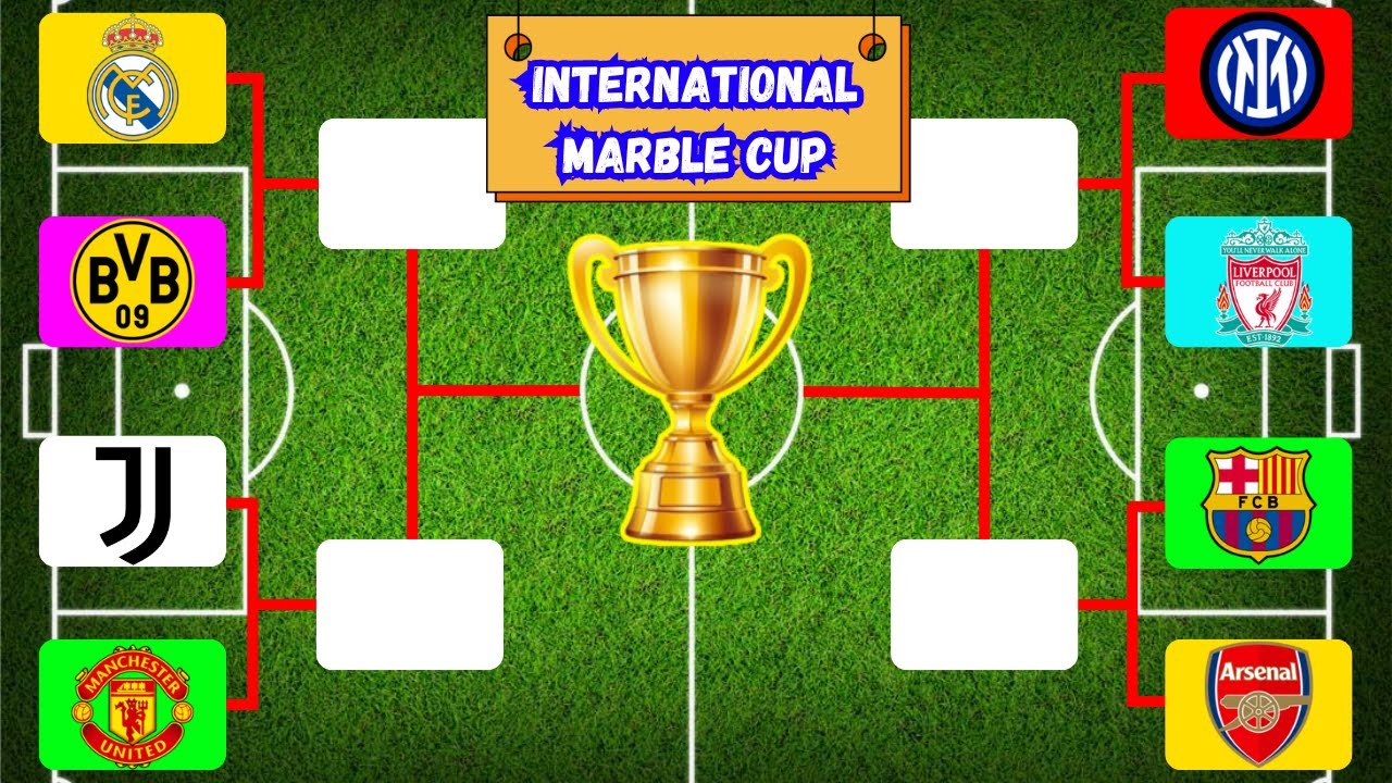 Marble Football Super Cup | European Giants Battle for Supremacy!