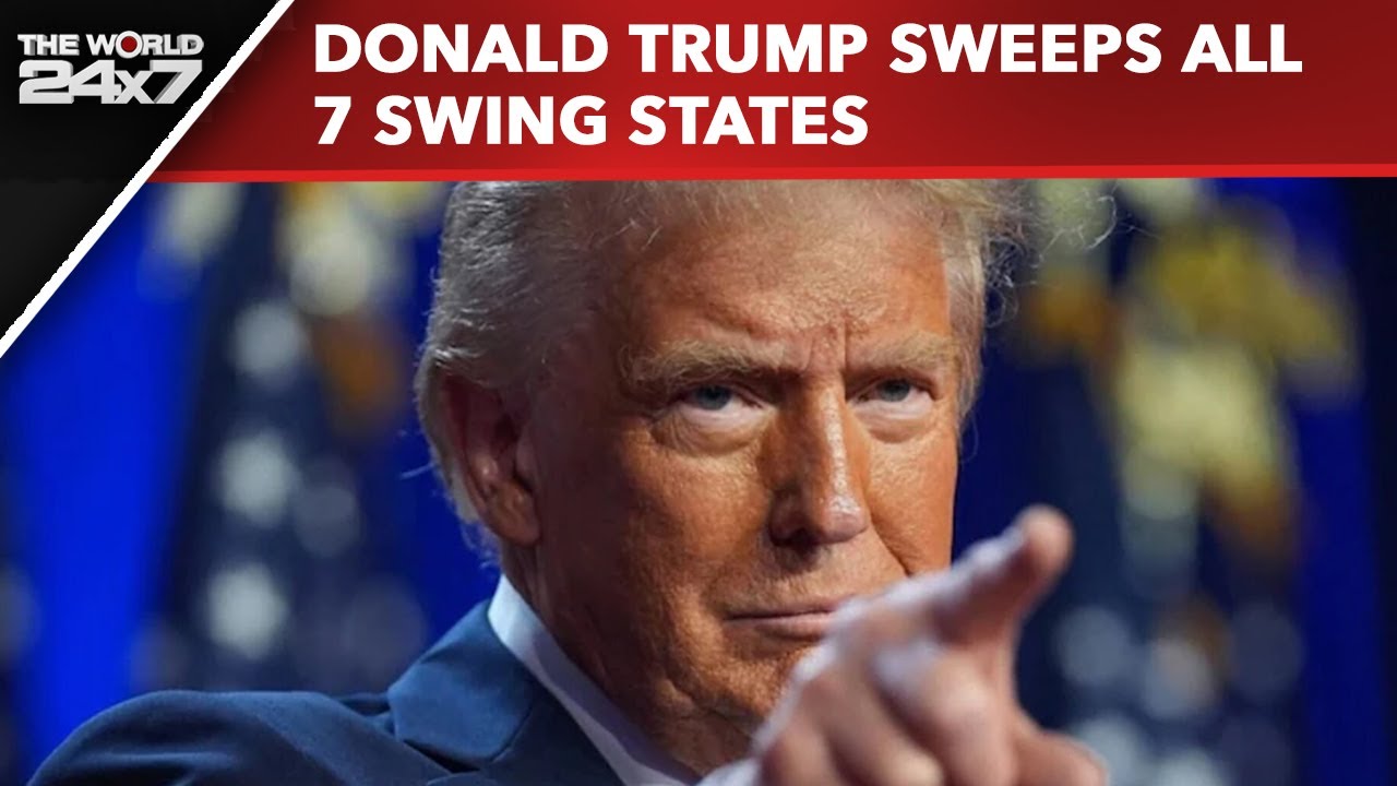 Trump News | Donald Trump Wins Arizona, Sweeps All 7 Swing States - YouTube