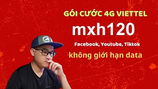 Gói MXH120 Viettel - Không giới hạn data facebook - Youtube - tiktok. đáng để đăng ký by Đăng ký 4g viettel 359 views 7 months ago 2 minutes, 9 seconds