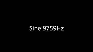 Sine 9759Hz Audio Only