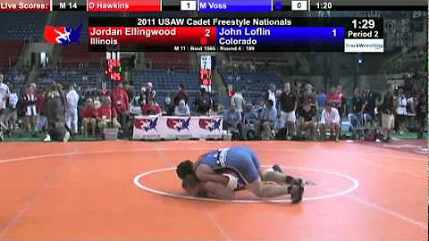 Cadet Freestyle 189 - Jordan Ellingwood (IL) vs. J...