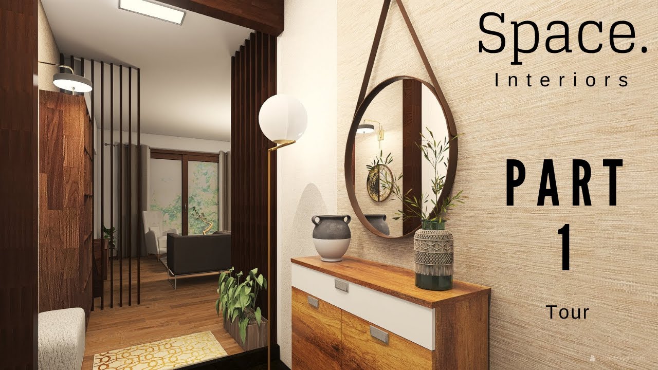 Interior design project for 3BHK by "Space Interiors" in Sankalp Central park, Mysore Part 1