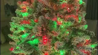 Honest Reivew of SHareconn Flocked PreLit Christmas Tree, Beautiful Tree – Perfect for the Holidays!