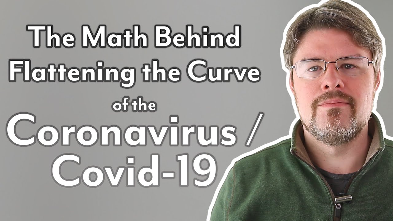 The Math behind Flattening The Curve of the Coronavirus / Covid-19