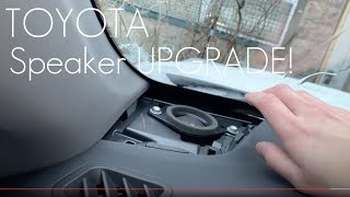 20142019 Toyota Highlander  PLUG N PLAY DASH SPEAKER UPGRADE!