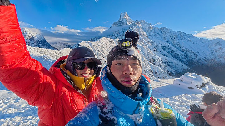 Himalayan Mardi Himal trekking [with actor Lee Si-young]
