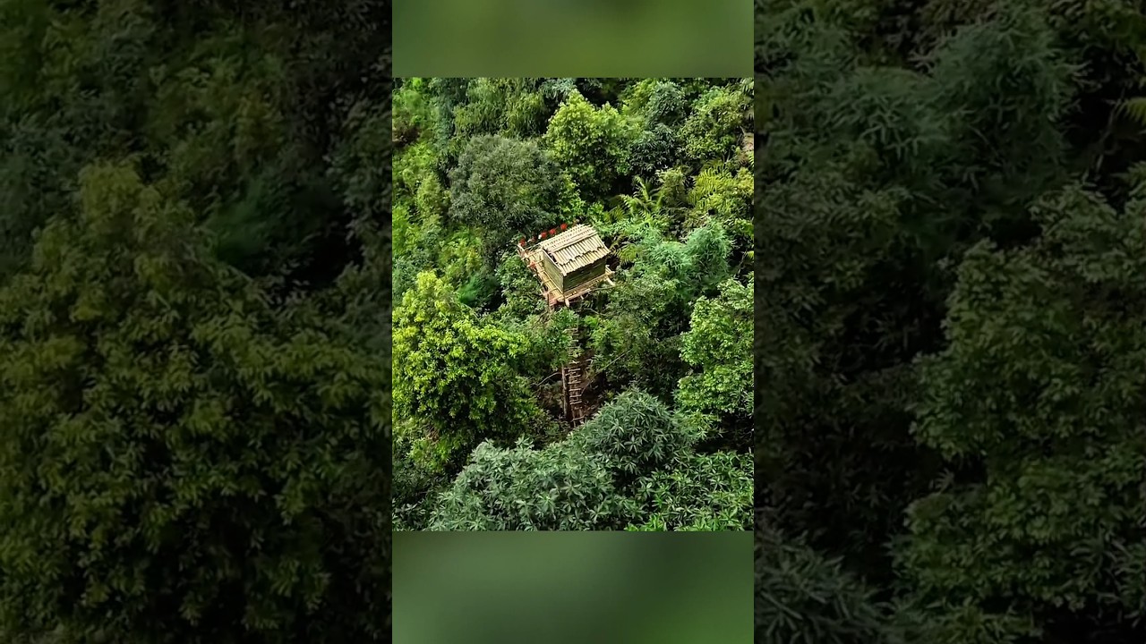 Amazing house top of the tree 