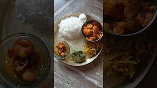 authentic Bengali thali 🍛 #shortvideo #shorts #short #food #shortsfeed