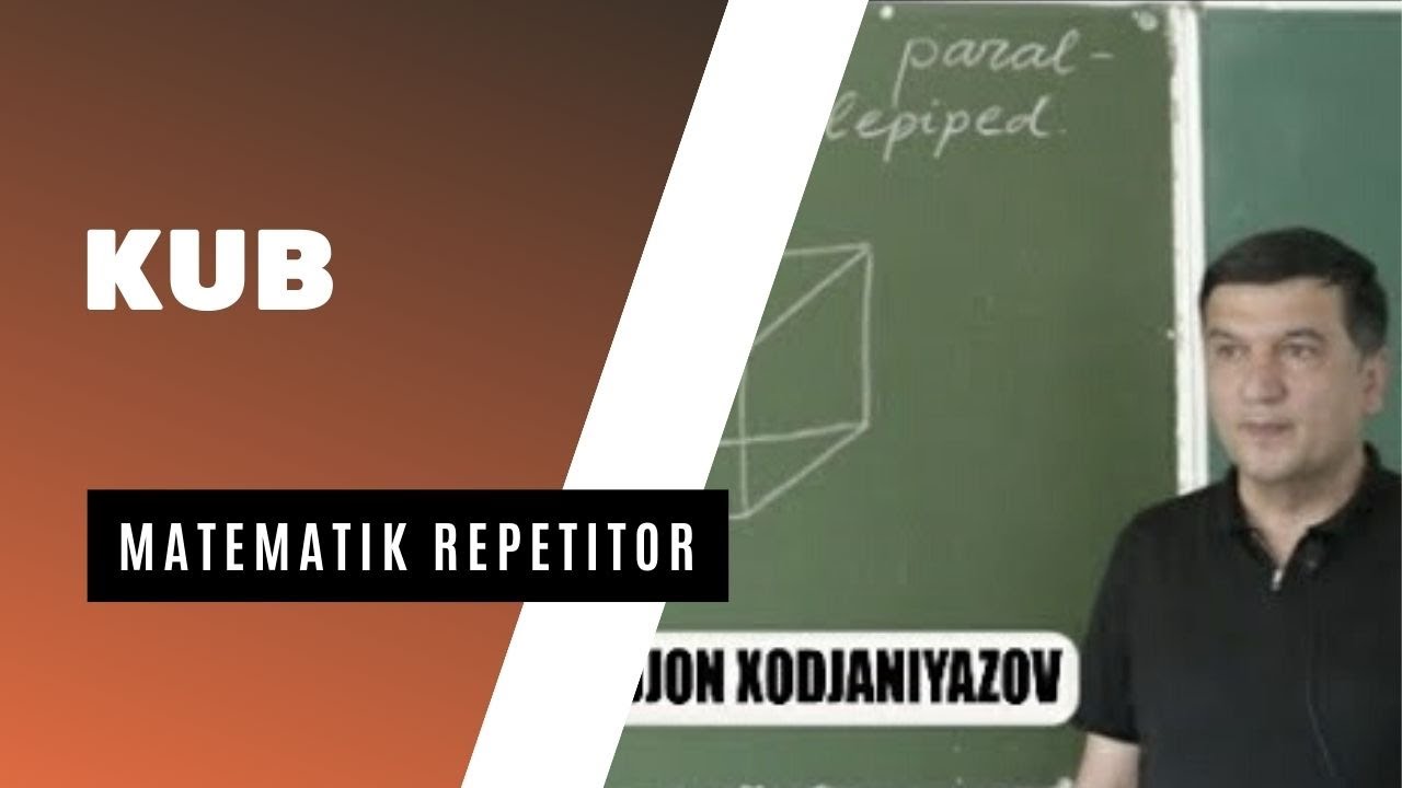 4. Kub. To'g'ri burchakli parrallelepiped. To'g'ri parrallelepiped. Geometriya 10 sinf
