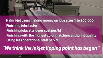 W+D Halm i-jet 2 as presented at the Printing United Digital Experience