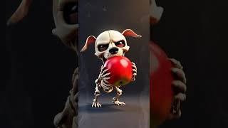 Tiko Tries to Eat This Apple… 🍎💀 #Shorts” #miniseries #skeletondog #tiko