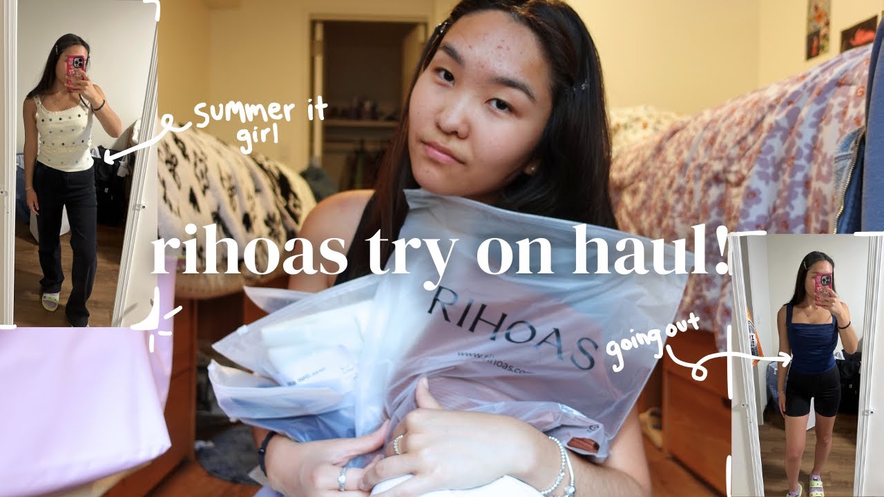 Rihoas try on clothing haul! Rihoas Dress inrihoas rihoas YouTube