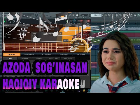 AZODA SOG'INASAN KARAOKE QO'SHIQ MATNI TEKST VERSION