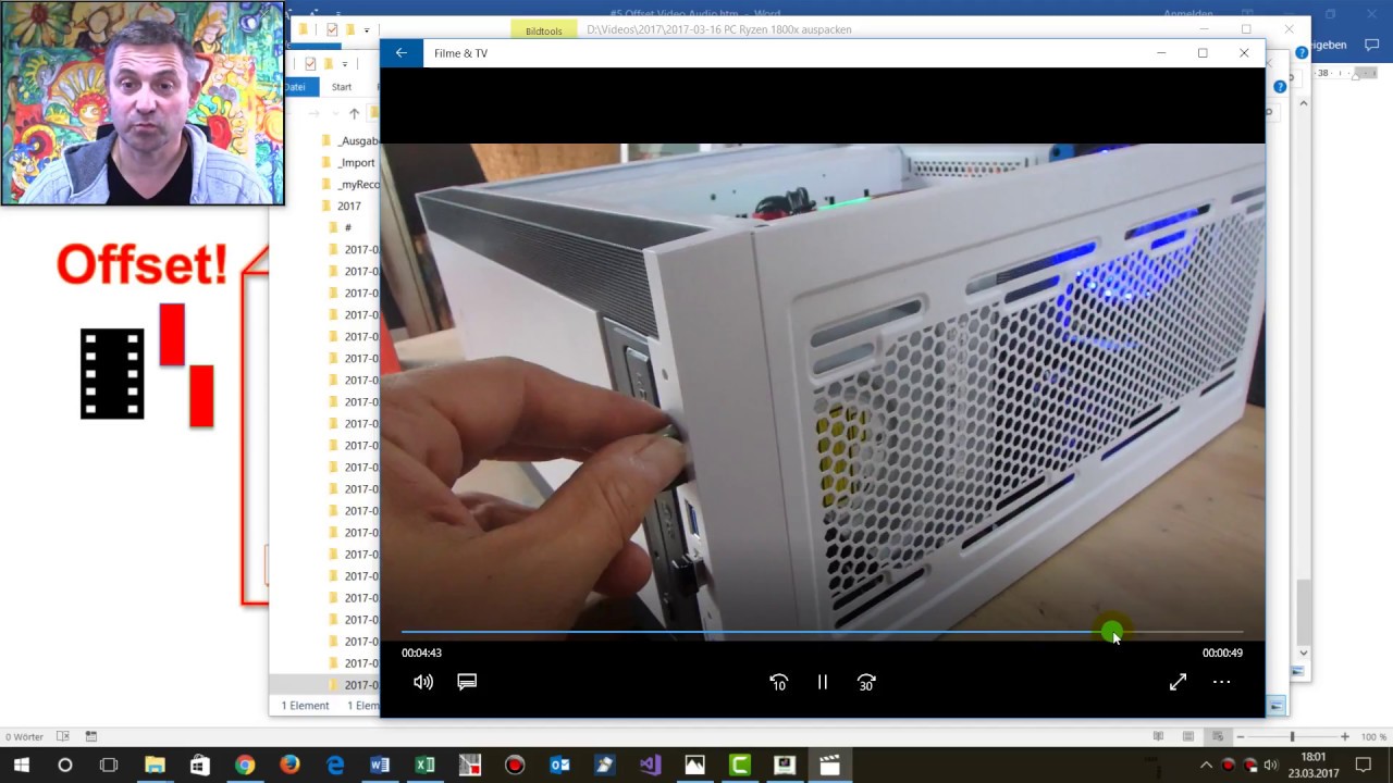 cam and Audio Microphone not synchron in Bios X370 GT5 Ryzen 1800x