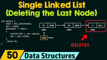 Single Linked List (Deleting the Last Node)