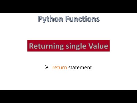 Returning a Value || Python [ Hindi ]