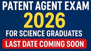 Patent agent exam | Important update #patentagentexam patent