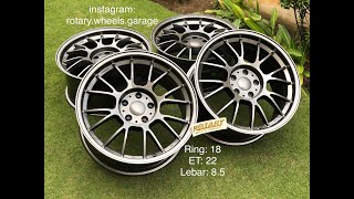 Volk Rays SE37 Ring18 BARU Innova Reborn Venturer Alphard VW Scirocco Lancer Evolution Crysta Diesel