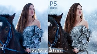 Snow Girl | Edit Photo screenshot 1