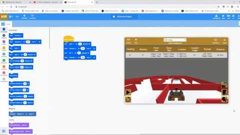 VexCode VR Tutorial how to move the Robot