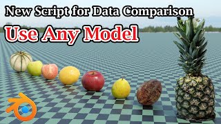 New Script For Any Models | Create Data Comparison Videos From Excel or CSV Files in Blender