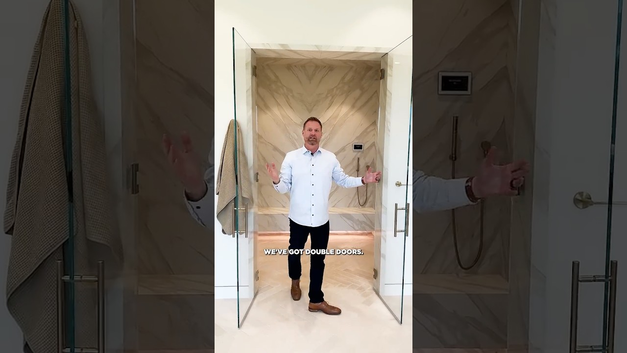 This shower has DOUBLE everything | Insane Luxury Bathroom Tour Teaser 