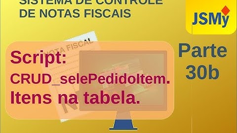 Notas Fiscais - NF030b - Seleção de PedidoItens no SQLite