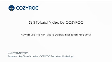 How to Use the FTP Task to Upload Files to an FTP Server  - SSIS tutorials for Beginners by COZYROC