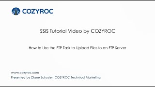 How to Use the FTP Task to Upload Files to an FTP Server  - SSIS tutorials for Beginners by COZYROC