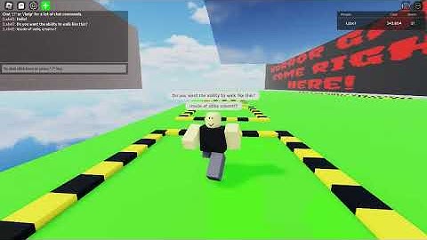 How to make realistic walking in obby creator!