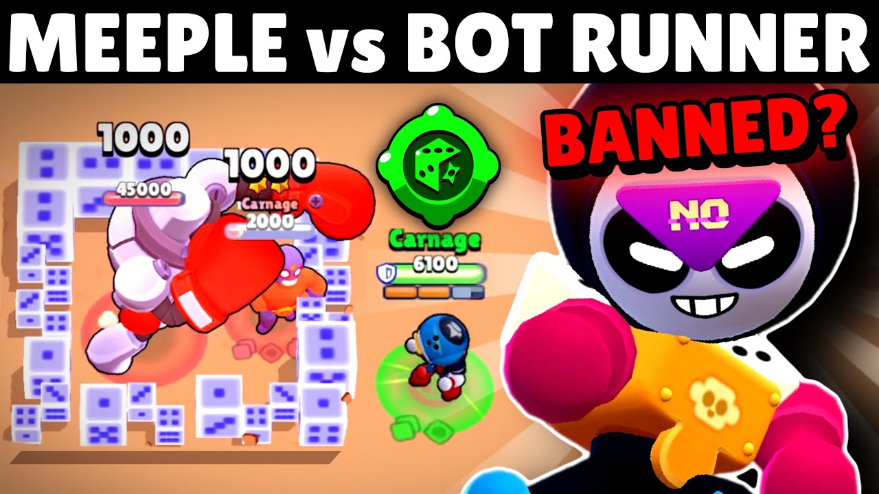 Meeple продолжает портить игру Bot Runner 💀