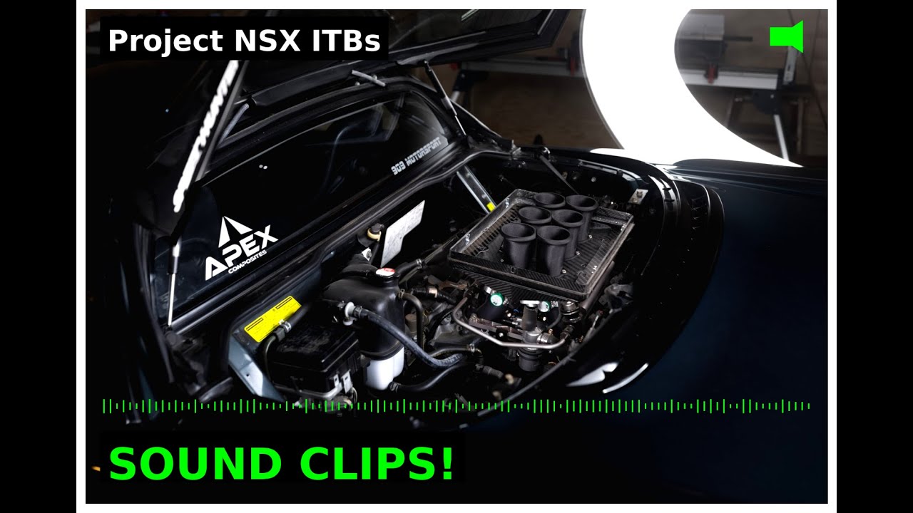 Project NSX gets ITB's - Sound Clips!