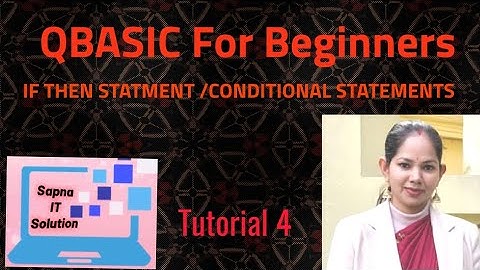 IF THEN STATMENT | IF THEN COMMAND#qbasic #computereducation #youtubevideos #trendingvideo #youtube