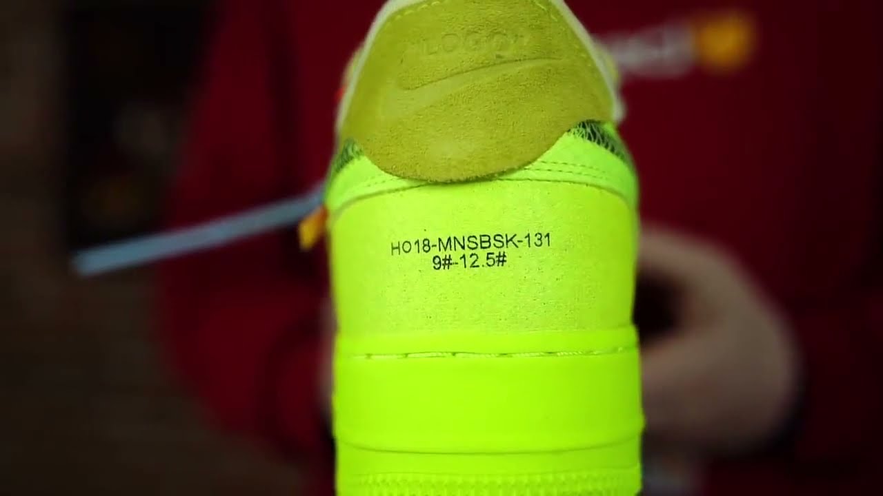 Would you like these shoes Nike Air Force 1 Low Off-White Volt?