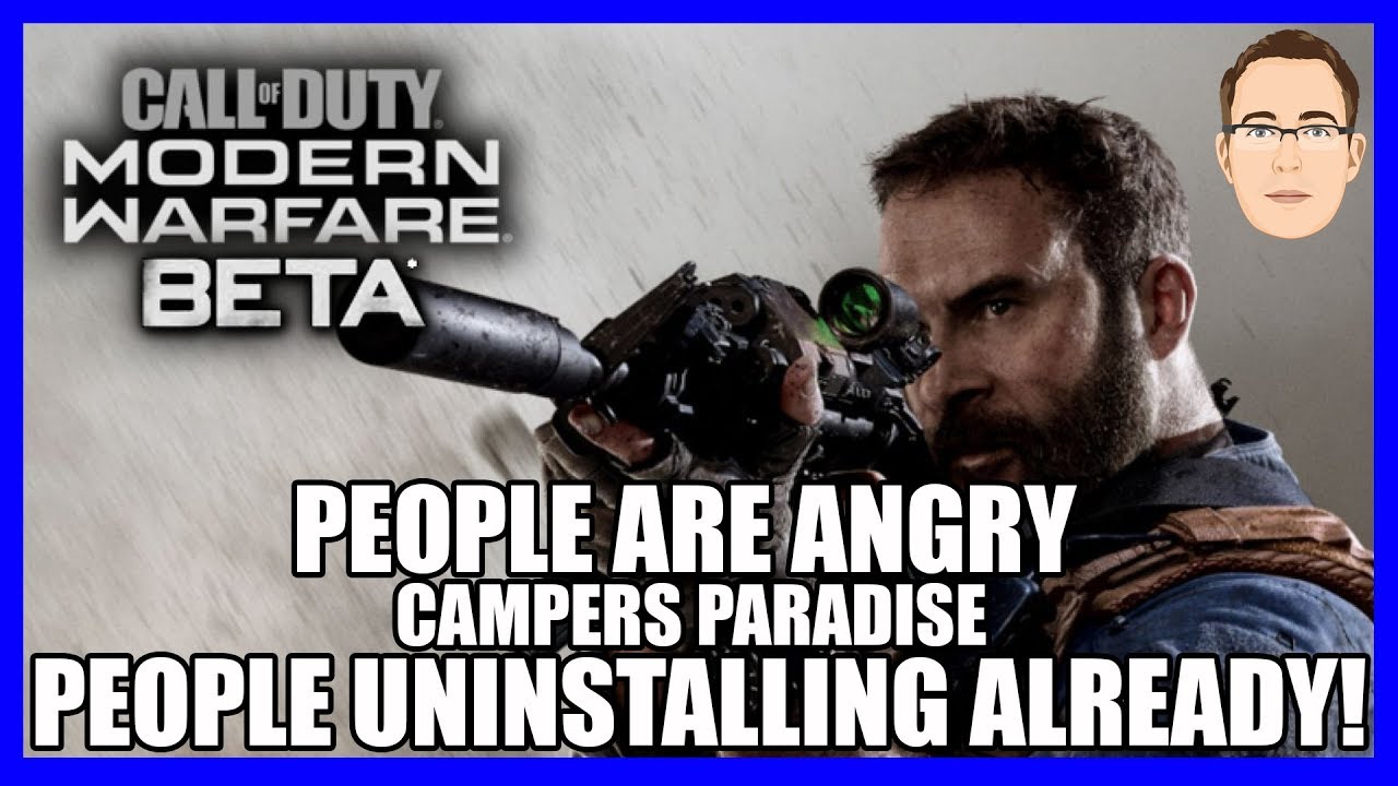 Modern Warfare BETA has a MASSIVE CAMPING Problem! Modern Warfare is in Trouble!