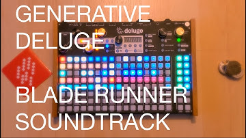 generative blade runner like soundtrack // Synthstrom Deluge