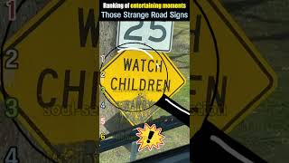 A Look at Some Strange Road Signs #foryou#usa