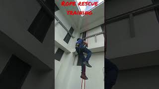 rope rescue training operation..