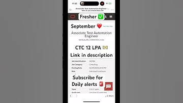 Oracle automation tester fresher ❤️