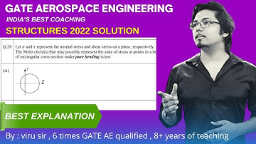GATE 2022 Aerospace Engineering Aircraft structure complete solution | best coaching concept library