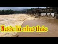 Hàng ngàn nhà dân ở Bình Định bị lũ bao vây, nước chảy qua đập như thác