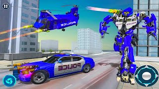 Super Cargo Robot Hero Transform: Monster Truck Helicopter Robot Games 2021 - Android Gameplay