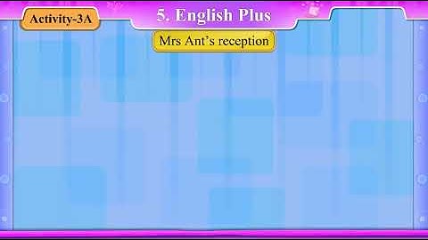 Std 8 English Unit 5 Activity 3A Poem Video Sem 2