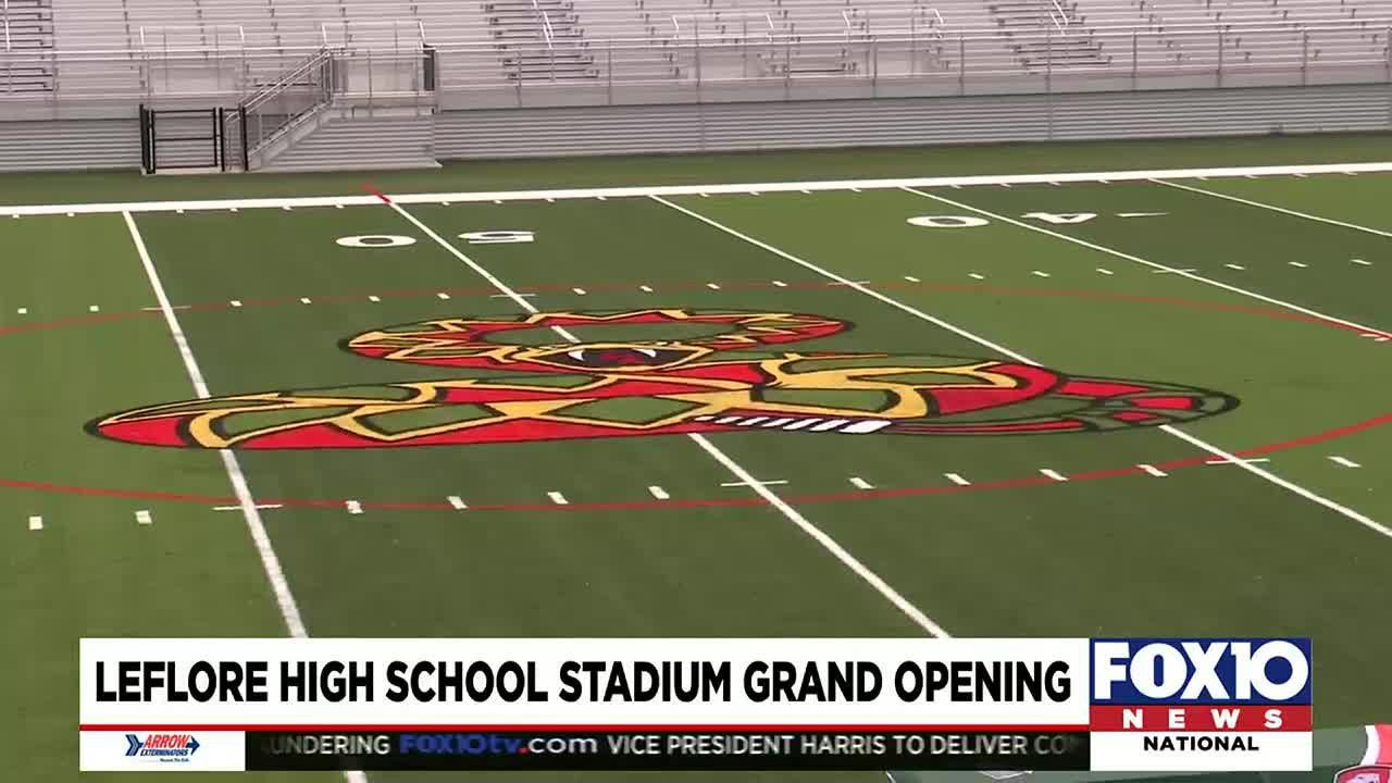 LeFlore High School officially opens new football stadium YouTube
