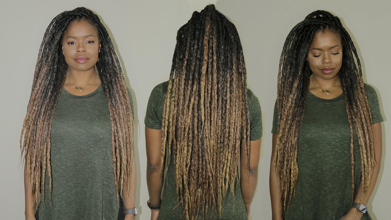 The Most Realistic Faux Dreads Super Light Quick Install Reusable