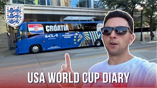 USA WORLD CUP DIARY: Day 1 in Dallas for England v Croatia