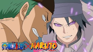 Zoro VS Sasuke - Naruto Meets Luffy In The Other Dimension