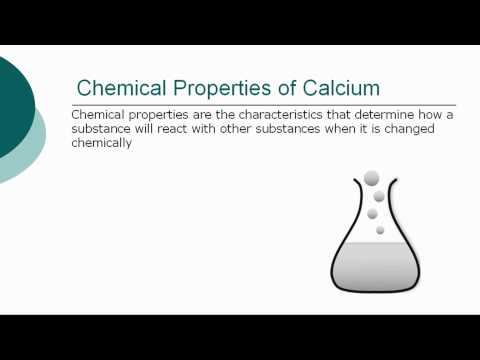 Video: Alles Over Calcium Als Chemisch Element