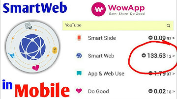 WOWAPP : HOW TO USE SMARTWEB IN MOBILE | मोबाइल में स्मार्ट वेब कैसे चालाए |